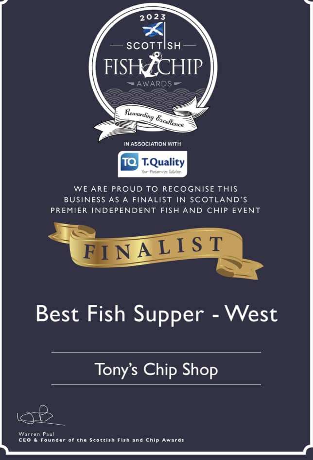  Tonys Chipshop Coatbridge Best-fish-supper-Finalist