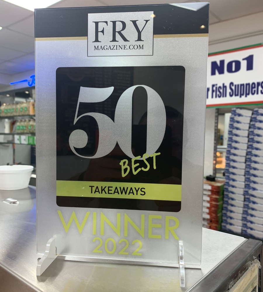 Award of Tony's Chip Shop in Coatbridge 